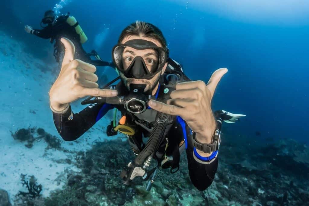 top water activities in Bali is scuba diving for beginner